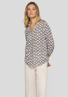 Tuniek van pure viscose met grafische print thumbnail 1