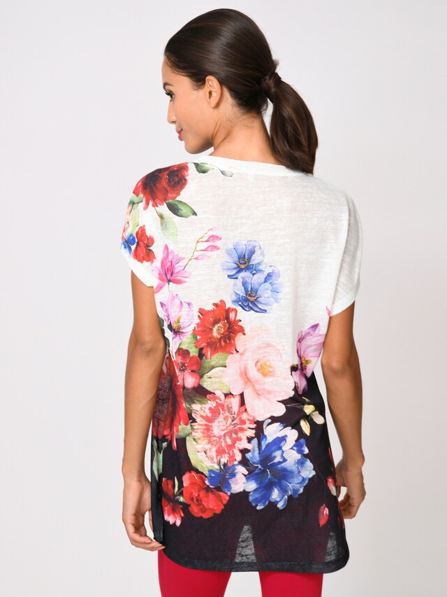 Longshirt aus transparenter Ware 2