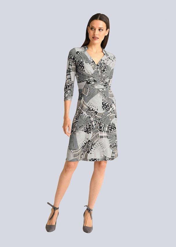 Kleid mit grafischem Print 2