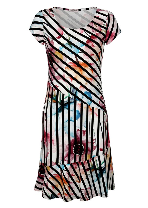 Shirtkleid mit angesagtem Mustermix 3