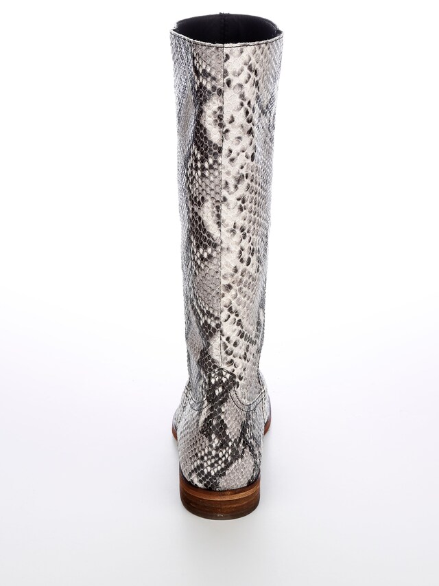 Stiefel in Snake Print 3