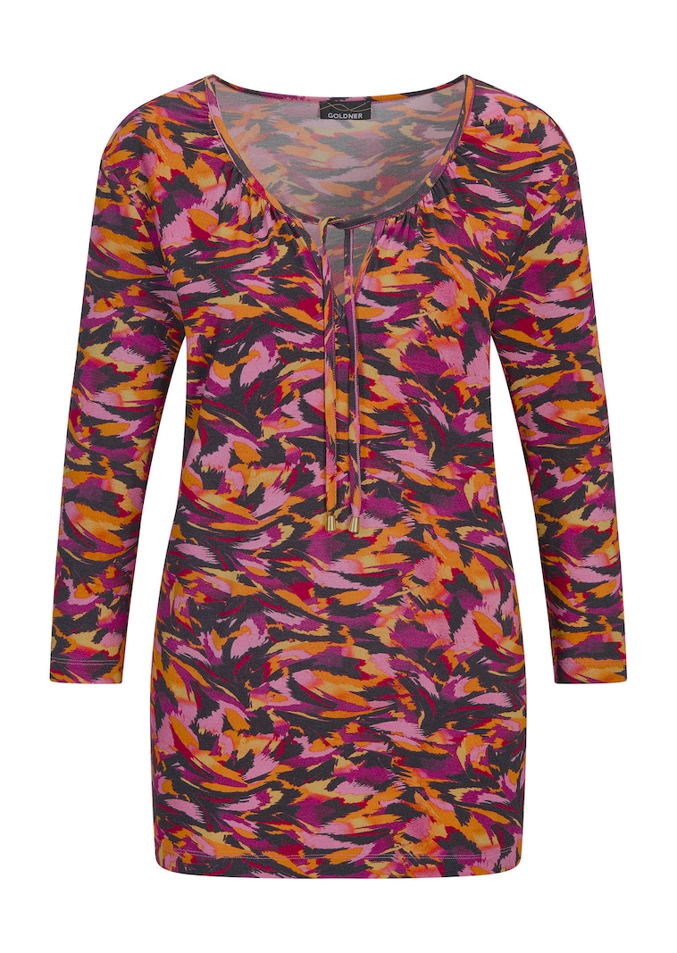 Jersey shirt met strikbandje