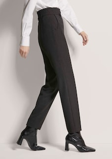 Slim-fit stretch trousers with creases thumbnail 4