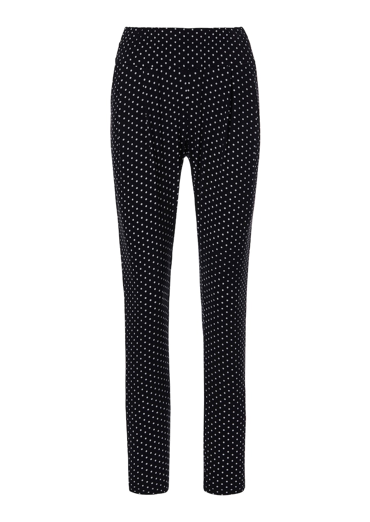 Jogg trousers with polka dots