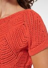 Kurzarm-Pullover mit Wellenstruktur thumbnail 5