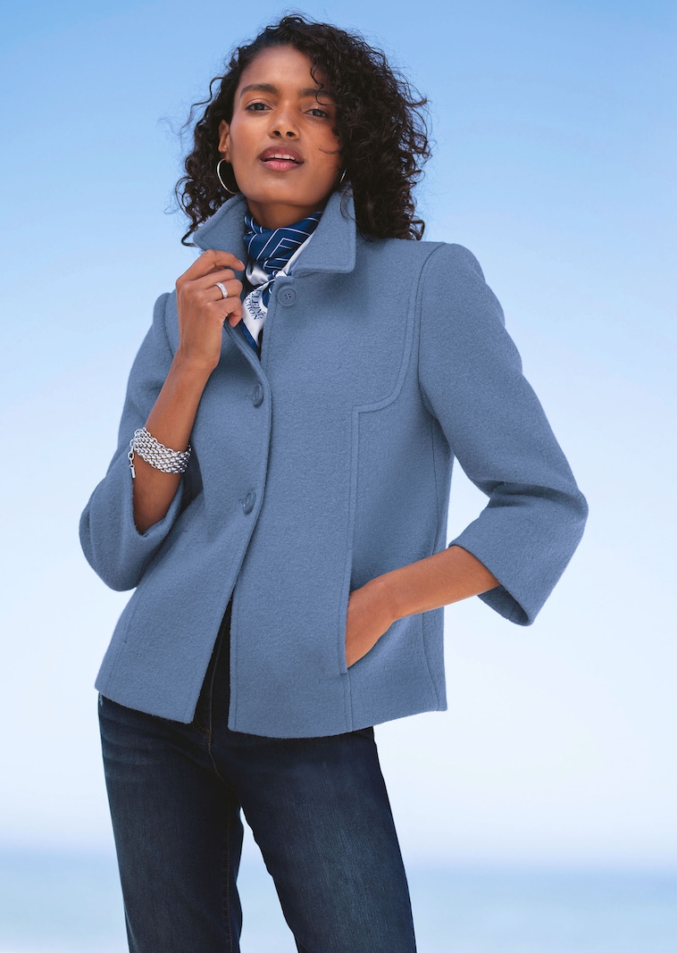 Blazer Pantalon Gris Et Chemise Bleue Blazer Sur Bleu Gris
