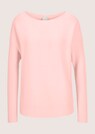 Quergerippter Strick-Pullover mit langen Ärmeln thumbnail 6