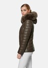 Leder-Steppjacke mit Lammfellbesatz thumbnail 4