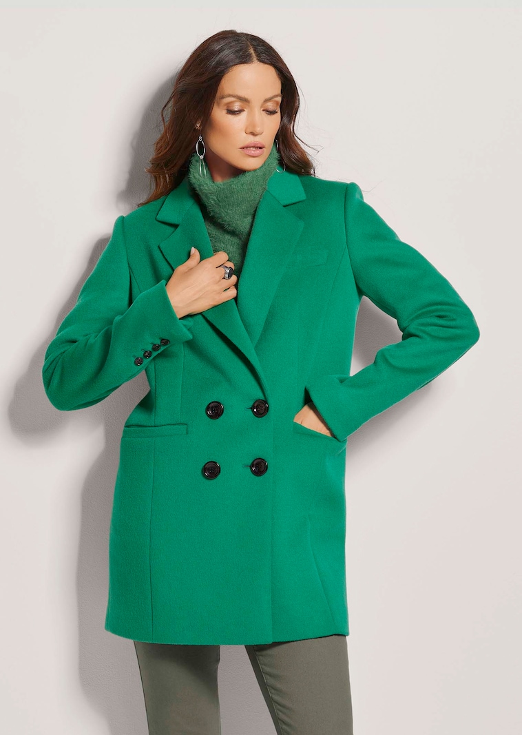 Zweireihiger Kurzmantel