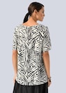 Bluse mit modischem allover Print thumbnail 3