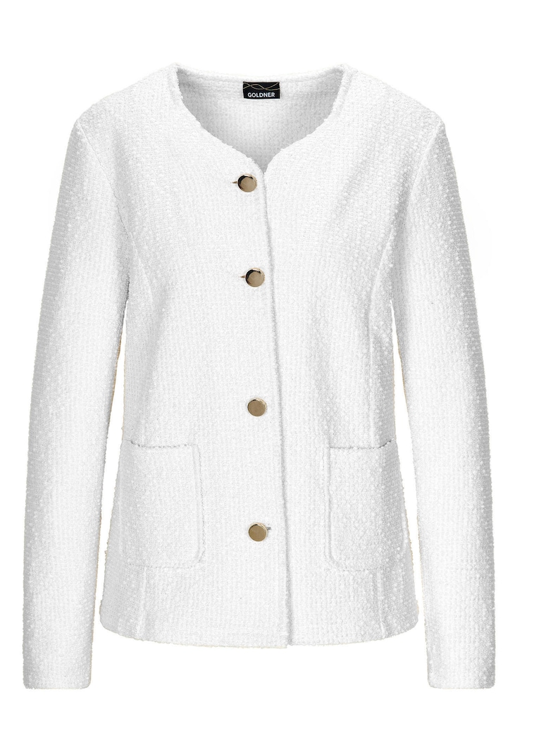 Edler Blazer in Bouclé-Optik