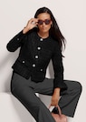 Kurzer Tweed-Blazer thumbnail 4