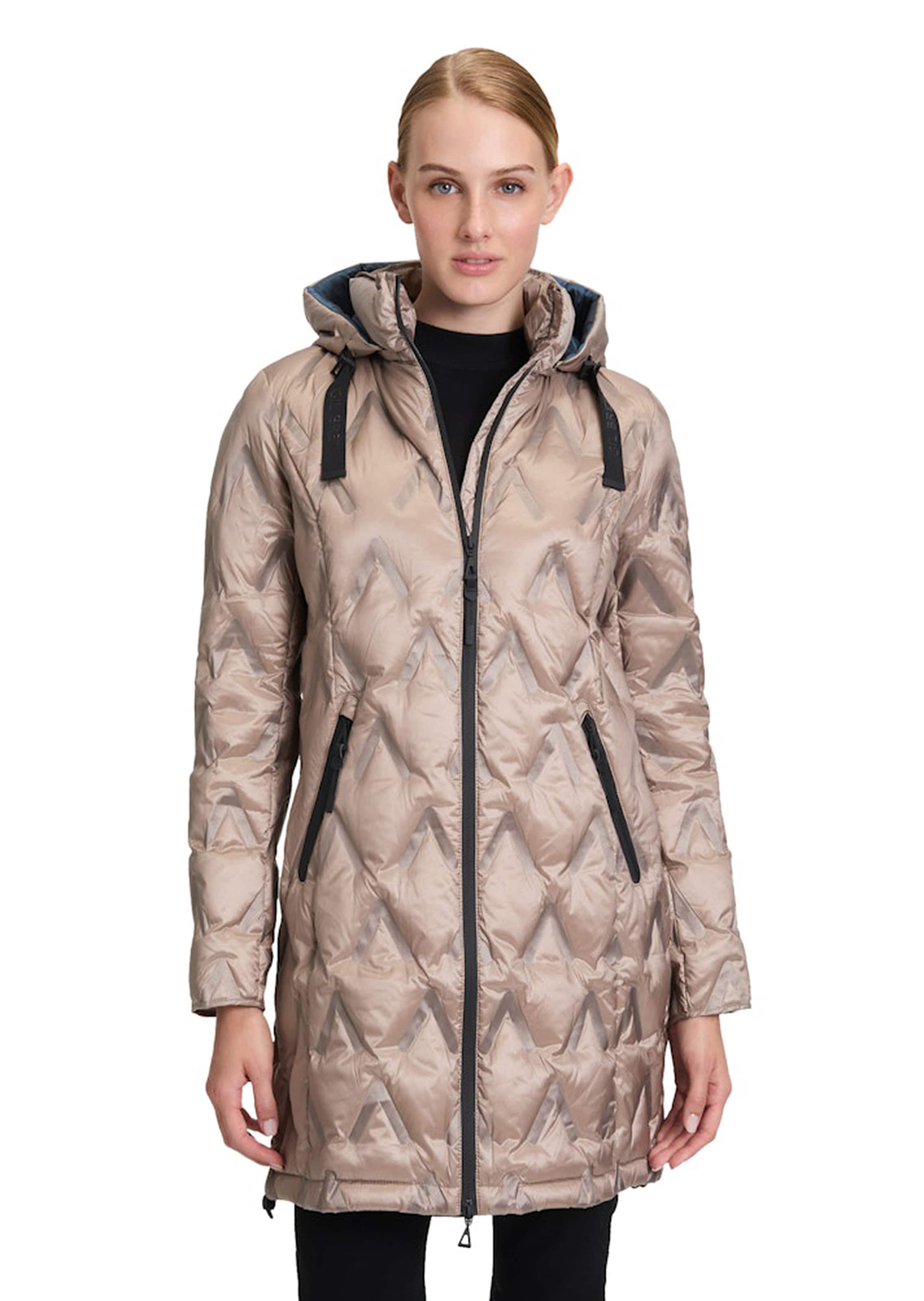 Manteau matelassé avec poches zippées