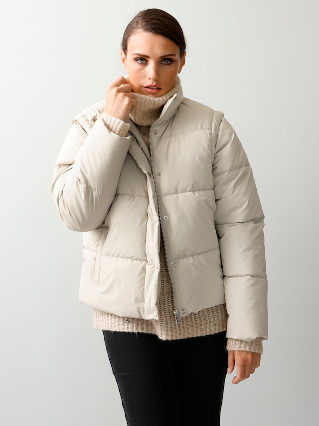 Steppjacke mit abnehmbaren Ärmeln 3