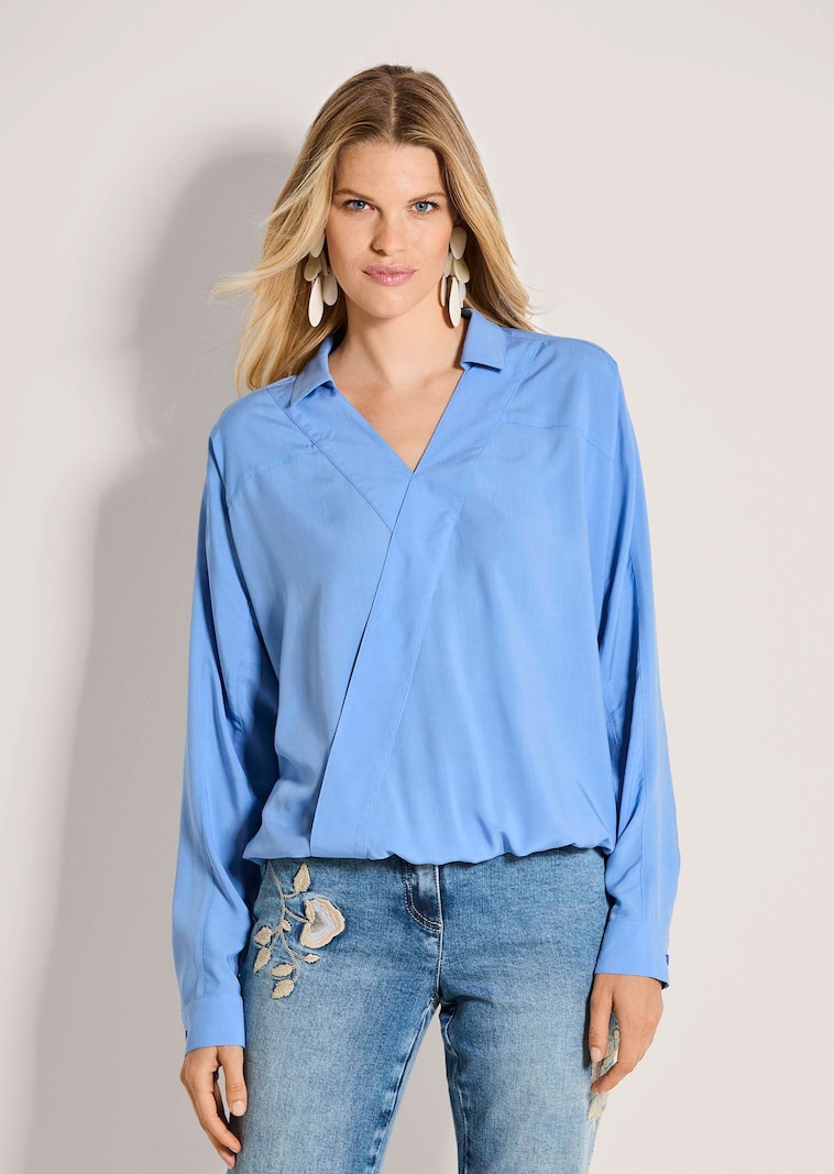 Bluse im Wickel-Look