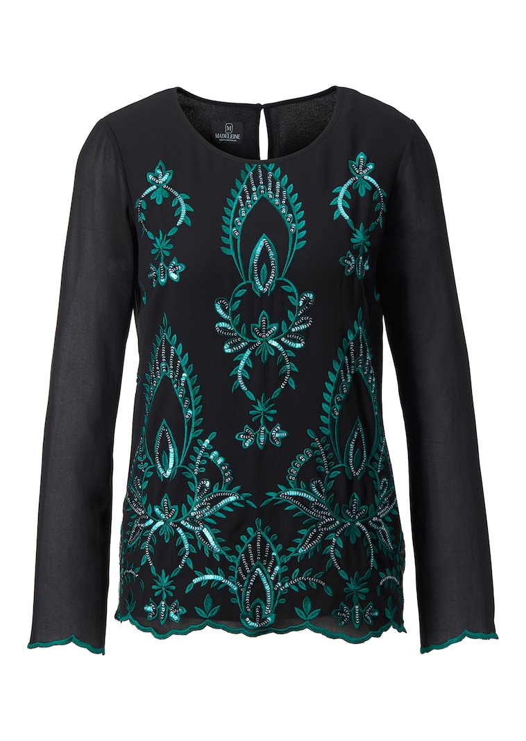 Bestickte Bluse