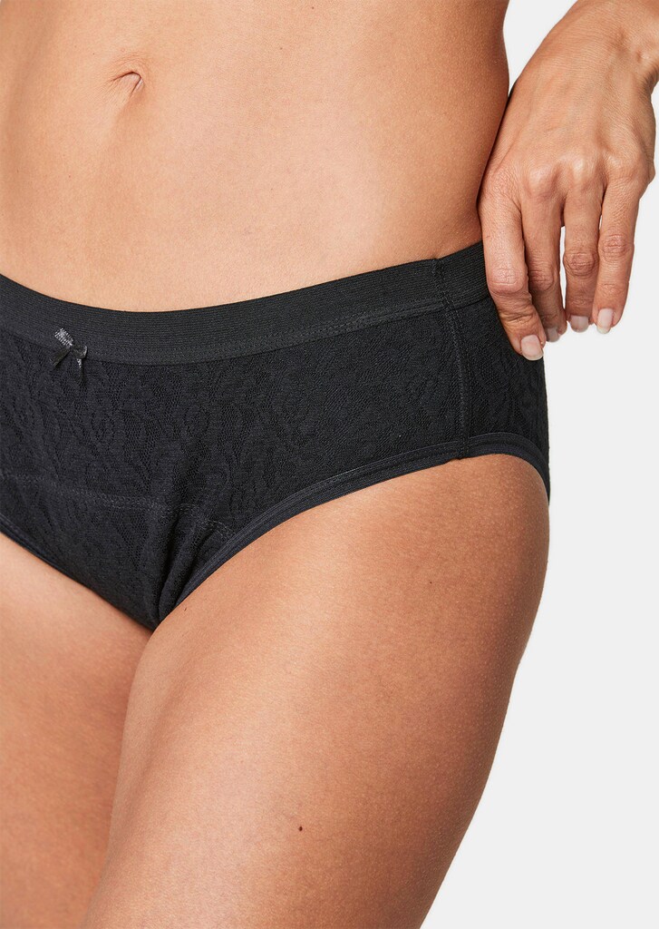 Moderner Inkontinenz-Slip in Spitze allover