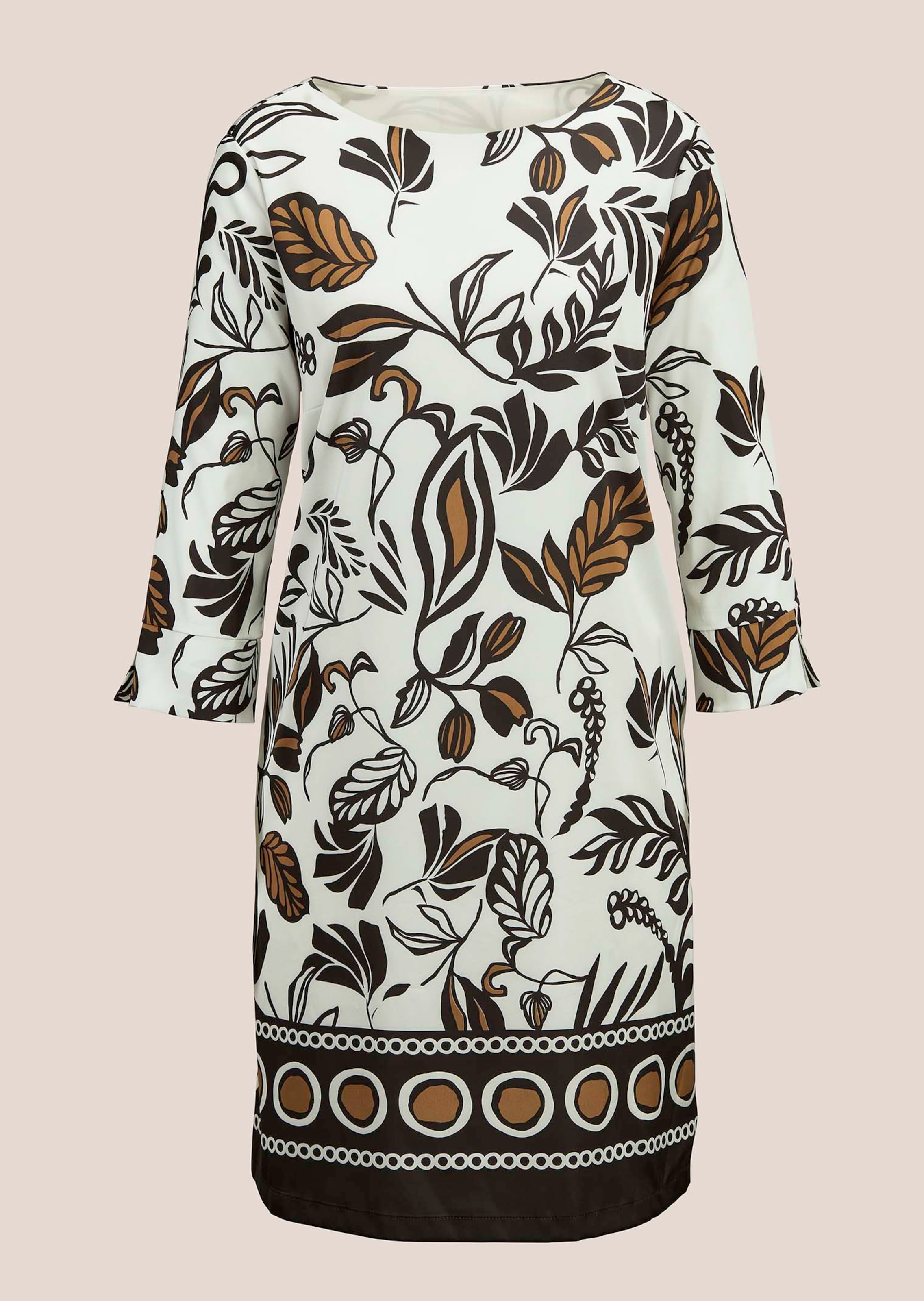 Robe D’été VILA Imprimée Noir Et Blanc Cassé – Taille L – Matière Soyeuse
