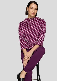 Shirt in stabiler Jacquard-Jersey-Qualität thumbnail 4