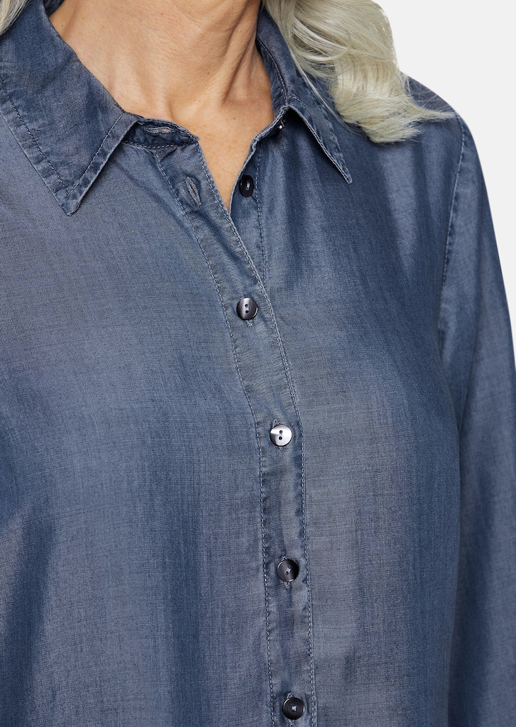 Kleid mit Hemdblusenkragen
