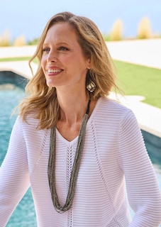 Mehrreihige Glasperlenkette thumbnail 2