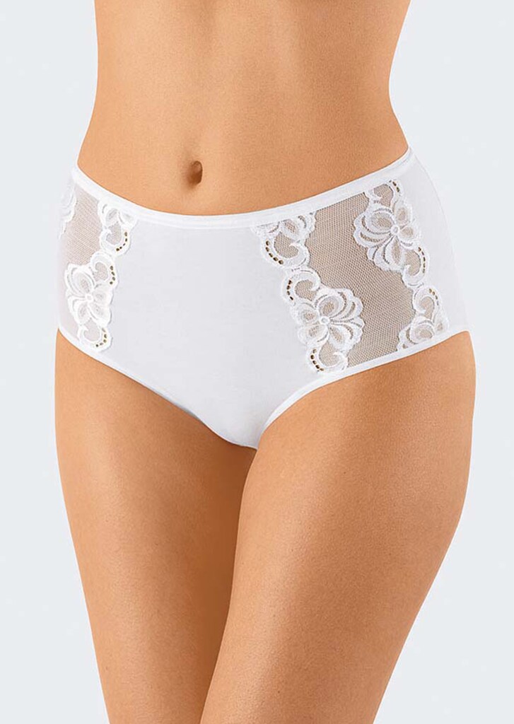 Formender Taillenslip mit Spitzeneinsatz