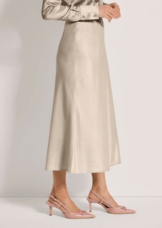 Eleganter Satinrock in Midi-Länge thumbnail 4