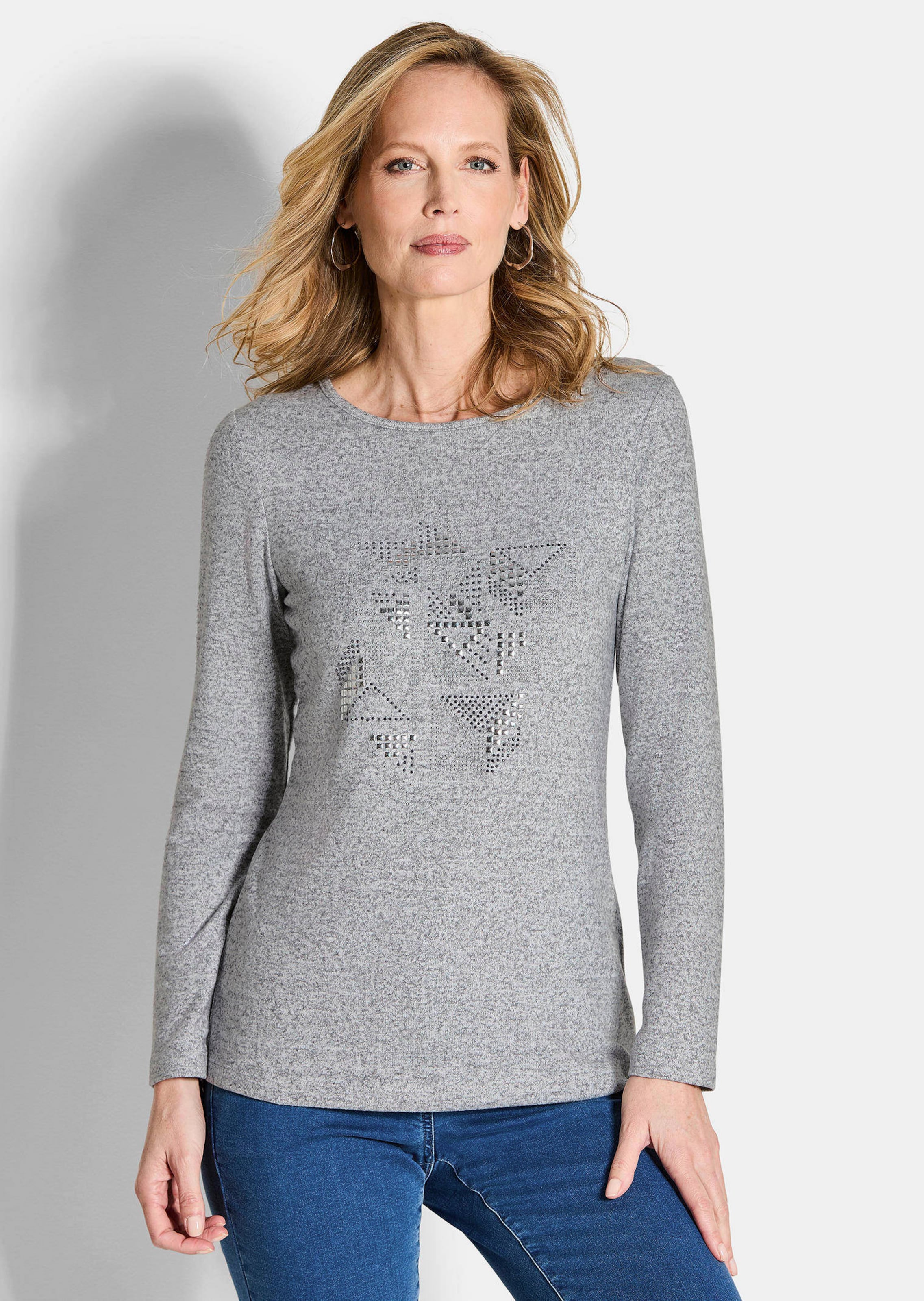 Langarmshirt mit Applikation