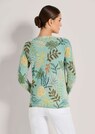 Kaschmir-Pullover mit Floral-Druck thumbnail 3