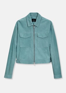Kurze Lederjacke aus Lammnappa thumbnail 6