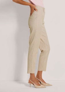 Slim jacquard trousers thumbnail 4