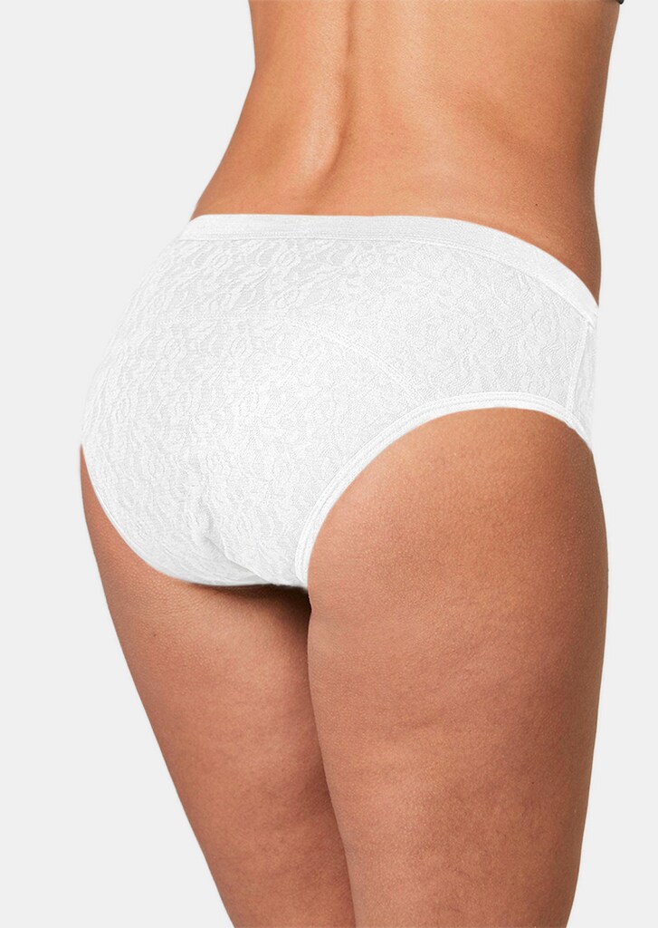 Moderner Inkontinenz-Slip in Spitze allover