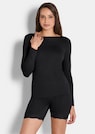 Shirt met lange mouwen en kasjmier thumbnail 1