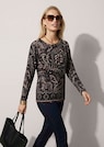 Sweatshirt met paisleyprint en vleermuismouwen thumbnail 4