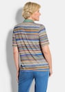 Geringeltes Poloshirt aus Viskose-Jersey thumbnail 3