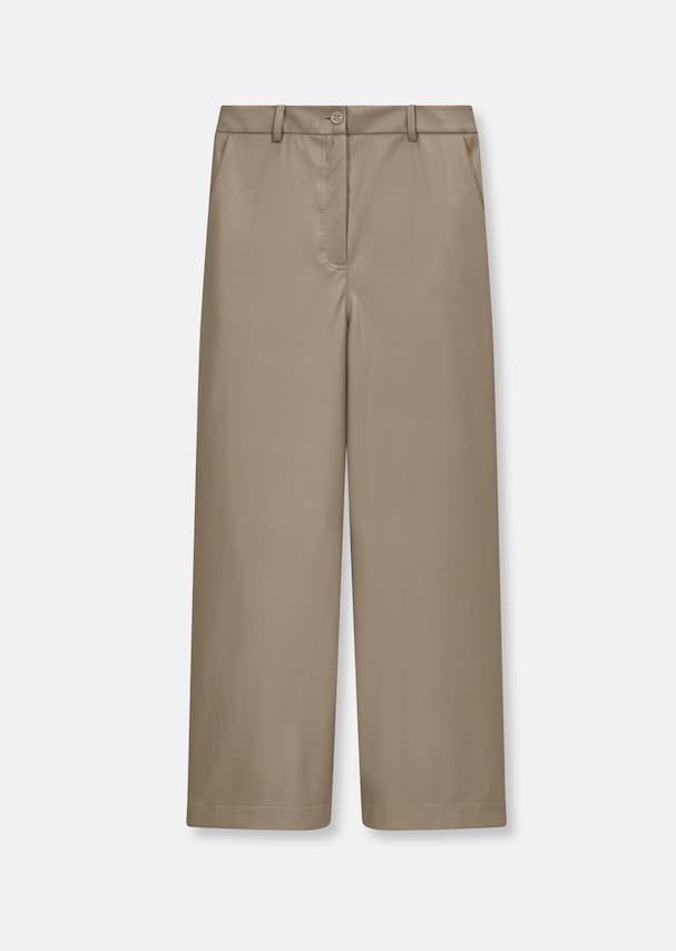 Trousers made from soft faux leather 5