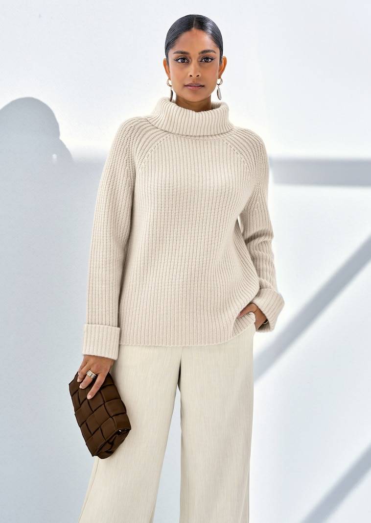 Rollkragen-Pullover mit Good Cashmere