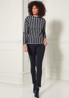 Stehkragen-Pullover mit Jacquard-Muster thumbnail 7