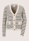 Strickjacke mit Streifen und Schmuckknöpfen thumbnail 6