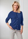 Kaschmirstrickjacke mit Rundhalsausschnitt thumbnail 7