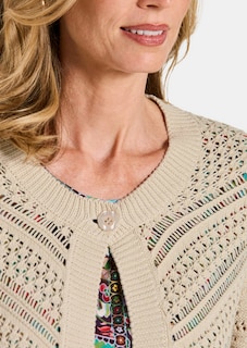 Strickjacke aus reiner Baumwolle thumbnail 5