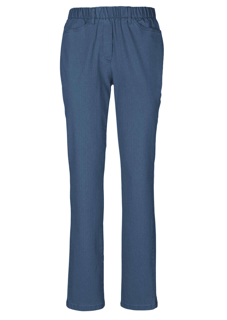 Klassieke jeans LOUISA met elastische tailleband 5