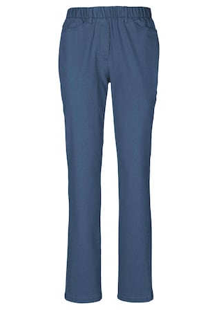 lichtblauw Klassieke jeans LOUISA met elastische tailleband