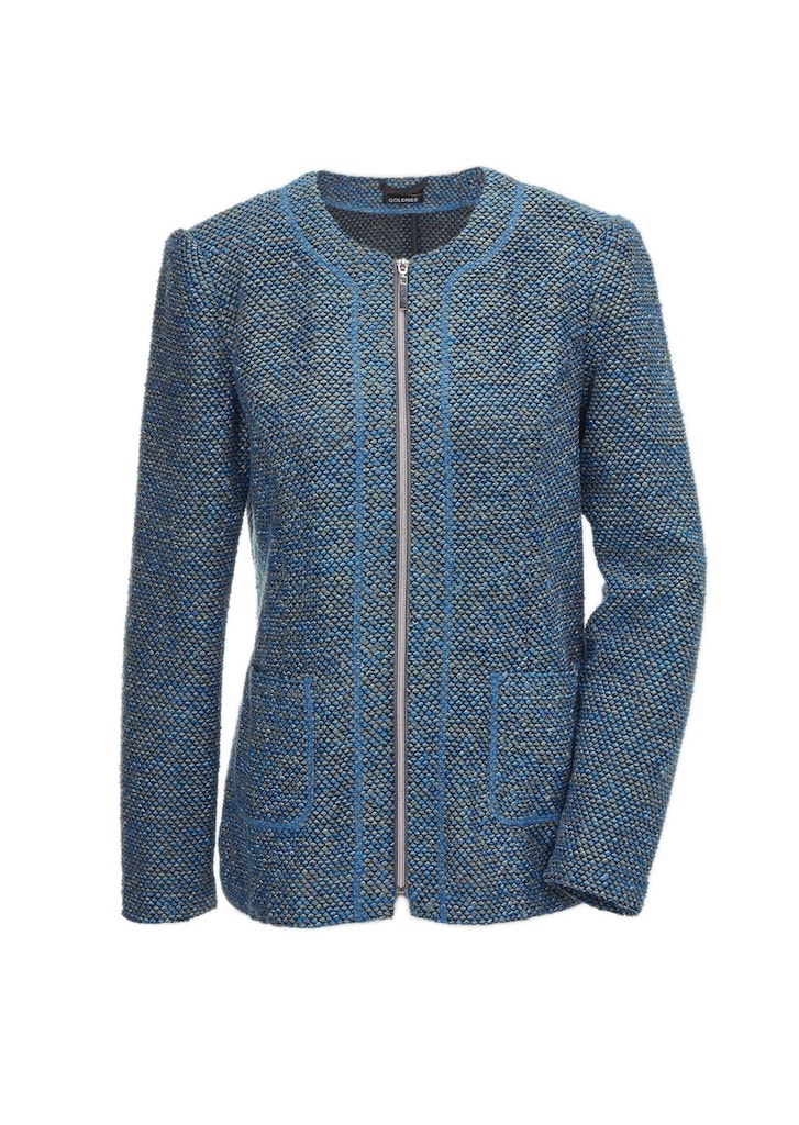 Bequemer Struktur-Jerseyblazer