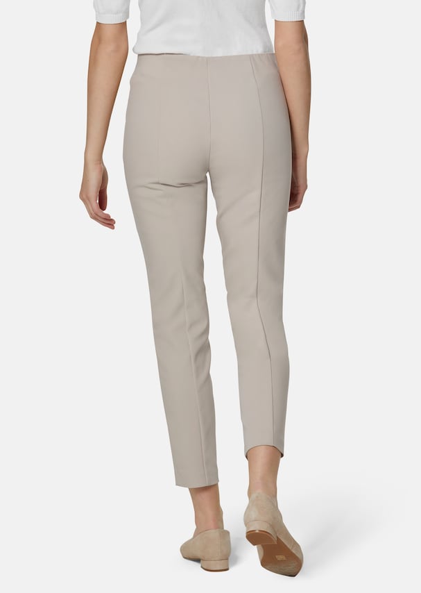 Skinny fit stretch trousers with piping 2