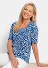 Shirt van viscose met modieuze animalprint thumbnail 4