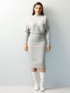 Strickkleid mit weiten Fledermausärmeln thumbnail 1