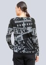 Druckpullover mit modischen Druckmuster thumbnail 3