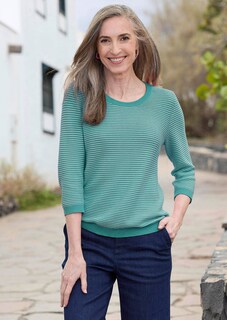 Tricot pullover van katoen thumbnail 7