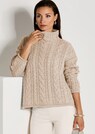 Zopf-Pullover im Oversize-Look thumbnail 1